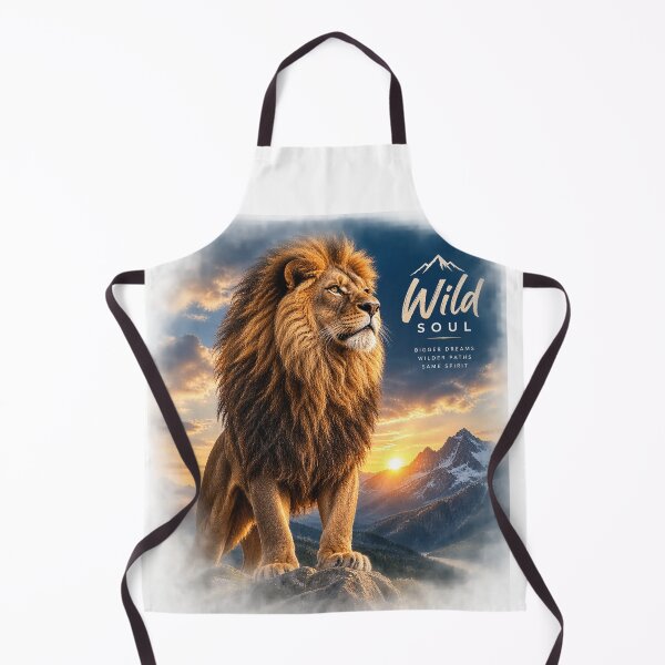 Item preview, Wild Lion Mountain Adventure – Strength & Freedom designed and sold by Wild Inspire.