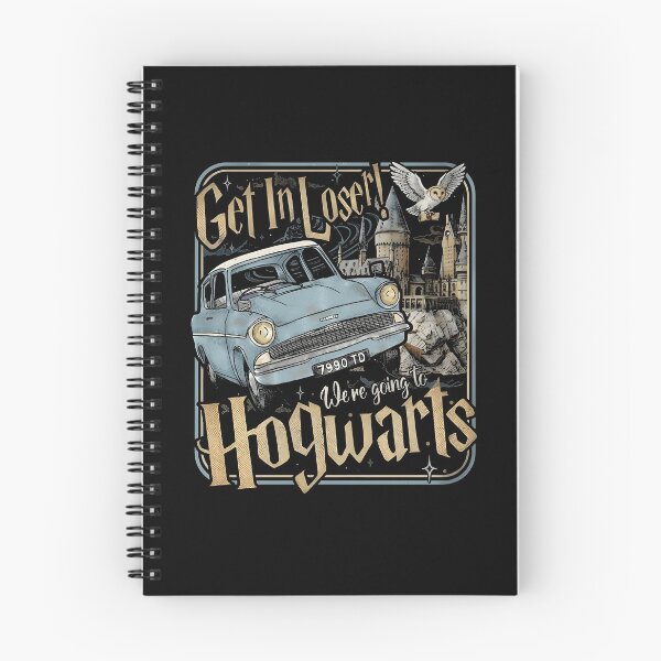 Item preview, Get In Loser We're Going to Hogwarts Vintage Flying Car Wizard designed and sold by OddPopARt.