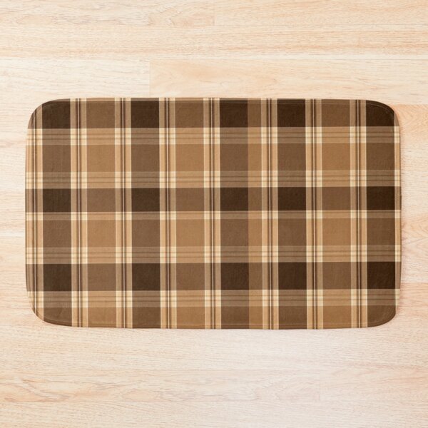 Item preview, Cozy Brown Plaid Tartan Pattern — Warm Autumn Buffalo Check Grid designed and sold by LYAN-STORE.
