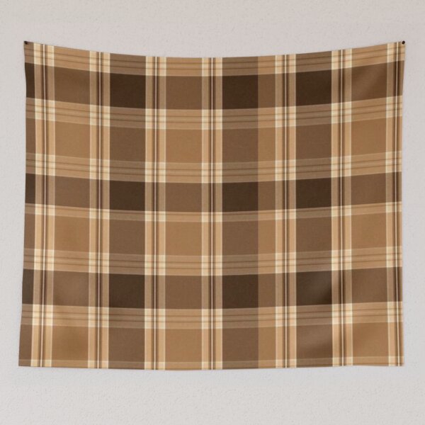 Item preview, Cozy Brown Plaid Tartan Pattern — Warm Autumn Buffalo Check Grid designed and sold by LYAN-STORE.