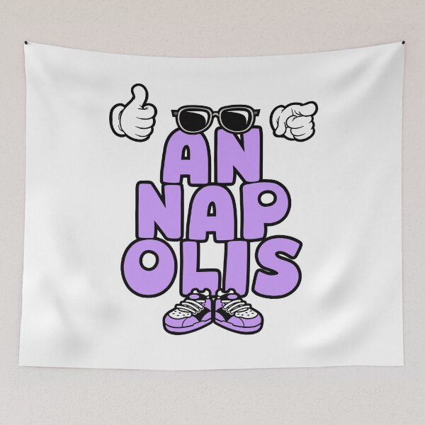 Item preview, ANNAPOLIS Typography Funny Vintage designed and sold by NFTWords.