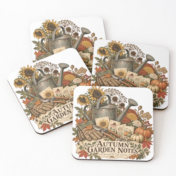 Item preview, Autumn Garden Notes Vintage Gardener Design designed and sold by Golden Era Studio.