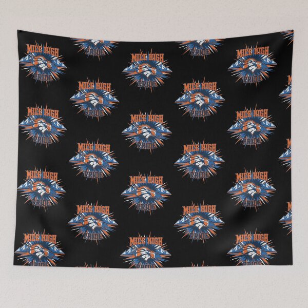 Item preview, Mile High Pride Denver Football Sunburst Mountain Bronco designed and sold by Dravienart.