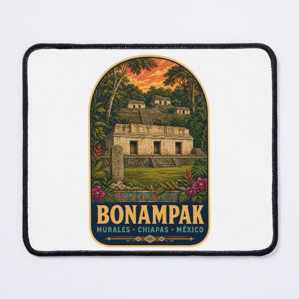 Item preview, Bonampak Maya Murals Chiapas designed and sold by BeachWhisper.