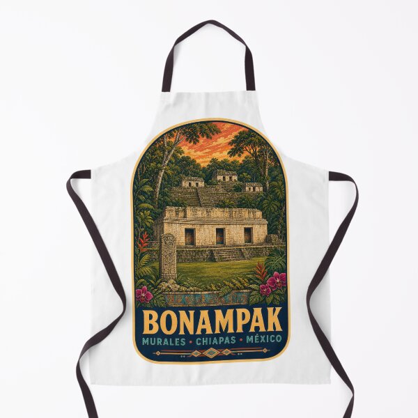 Item preview, Bonampak Maya Murals Chiapas designed and sold by BeachWhisper.