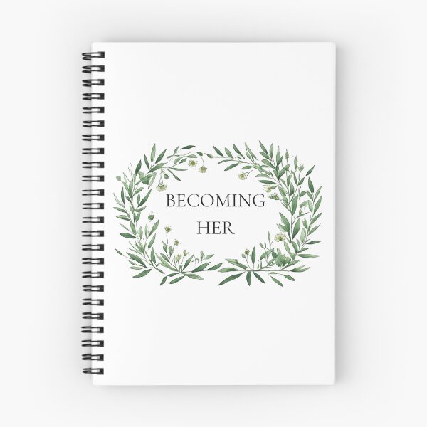 Item preview, Becoming Her - Green Botanical Female Empowerment Quote designed and sold by emiliacreations.