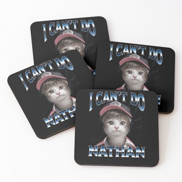 Item preview, Funny Bootleg Style I Can't Do Nathan Video Gaming Meme Kitten Art designed and sold by elderberry.