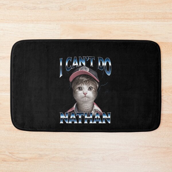 Item preview, Funny Bootleg Style I Can't Do Nathan Video Gaming Meme Kitten Art designed and sold by elderberry.