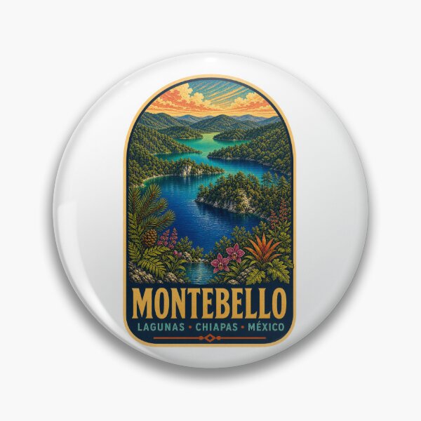 Item preview, Lagunas de Montebello Chiapas designed and sold by BeachWhisper.