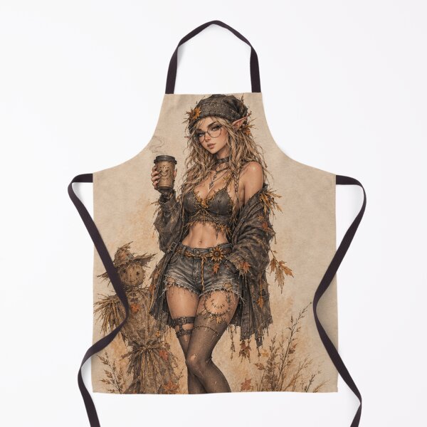 Artikelvorschau, Herbstliche Gothic-Elfe – Gemütliche Fantasy im Herbst entworfen und verkauft von Lykaon Art.