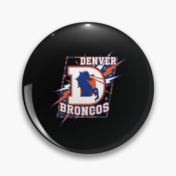Item preview, Denver Broncos Classic D Logo Lightning Bolts Rearing Horse designed and sold by Dravienart.