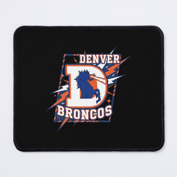 Item preview, Denver Broncos Classic D Logo Lightning Bolts Rearing Horse designed and sold by Dravienart.