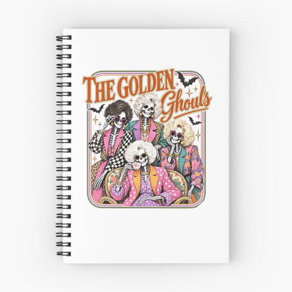 Item preview, The Golden Ghouls Glamorous Vintage Skeleton Women Squad designed and sold by OddPopARt.