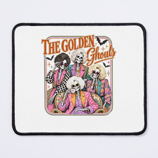 Item preview, The Golden Ghouls Glamorous Vintage Skeleton Women Squad designed and sold by OddPopARt.