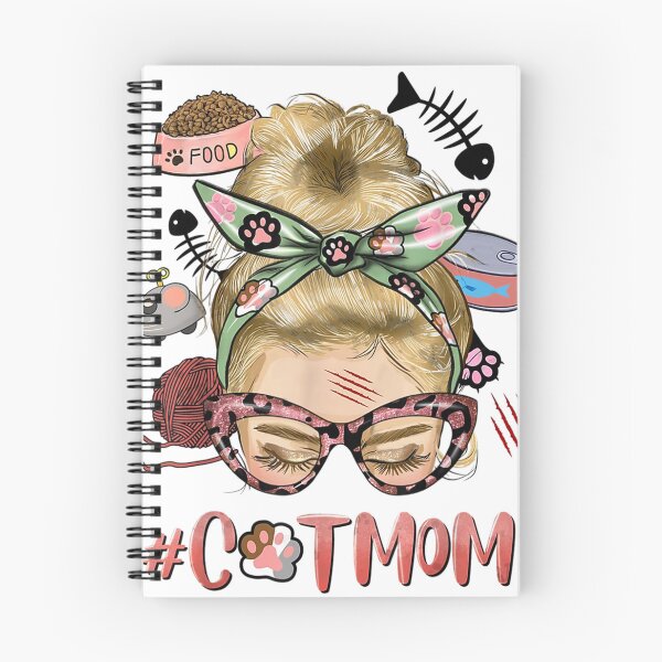 Item preview, Blonde Messy Bun Cat Mom Mothers Day Gift designed and sold by Coolshopsea.