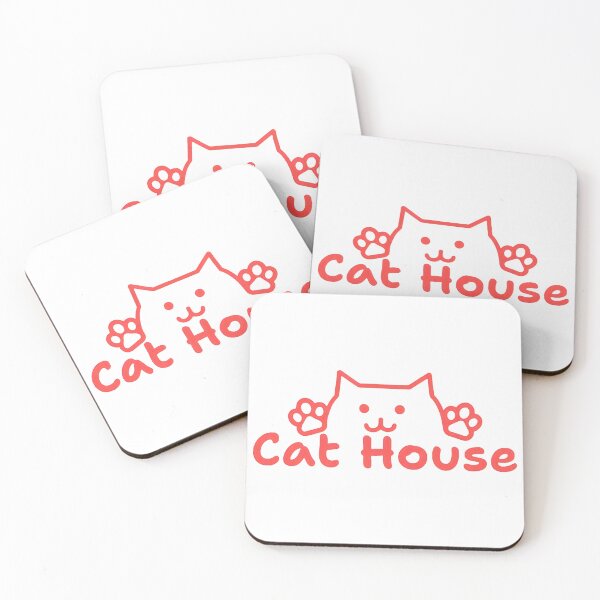 Item preview, Cute Cat House Line Art Design designed and sold by GiaoCalonas.