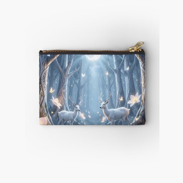 Item preview, Two Sleek Silver Stags Bask in the Moonlight  designed and sold by Fanta-sticky.
