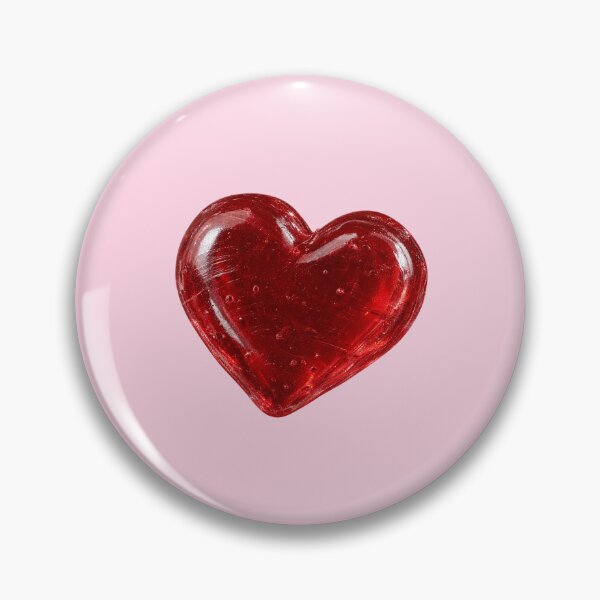 Item preview, Red Glass Heart Romantic Love Aesthetic designed and sold by jianina-alondra.