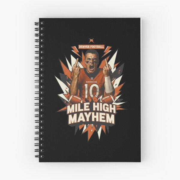 Item preview, Mile High Mayhem Denver Football Number 10 Screaming designed and sold by Dravienart.