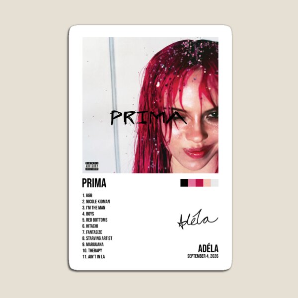 Item preview, PRIMA Album Tracklist designed and sold by supernaturart.