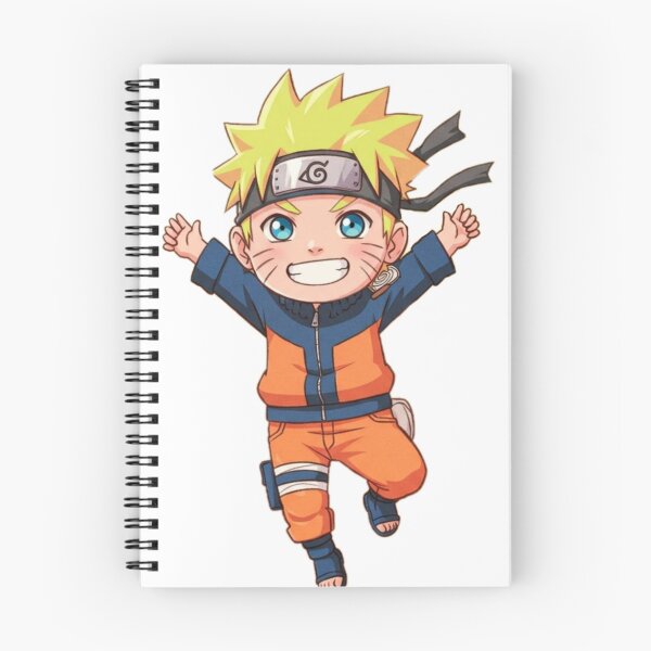 Item preview, Cute Chibi Ninja Boy Running Sticker - Orange Jumpsuit Anime Character designed and sold by Anime_stickers.