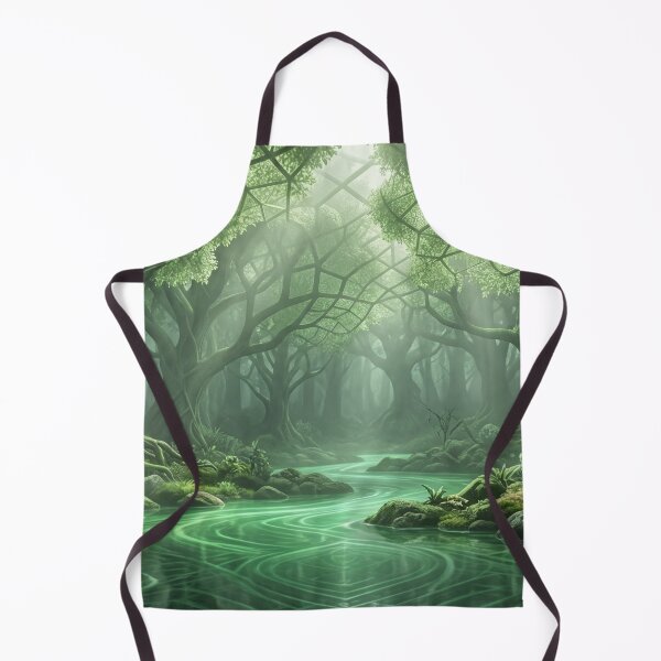 Item preview, Enchanted Green Canopy River Sacred Geometry Forest | Monkeybusiness designed and sold by monkeybusiness.pt.