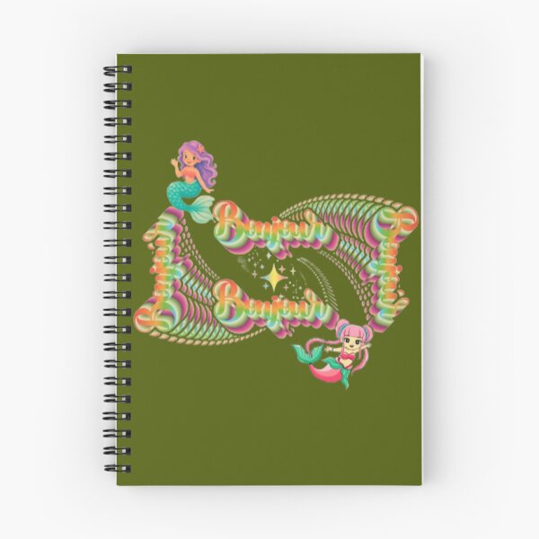 Item preview, Bonjour French Word Waving Mermaids Retro 3D Aesthetic Design designed and sold by Miheerala.