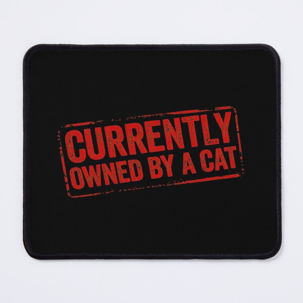 Item preview, Funny Cat Owner Stamp Graphic "Owned By A Cat" designed and sold by GiaoCalonas.