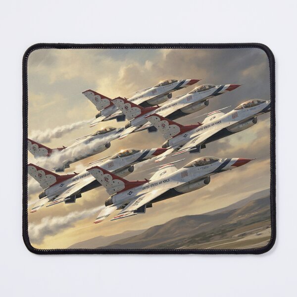 Item preview, USAF Thunderbirds Delta Formation Illustration designed and sold by Airpower Art.