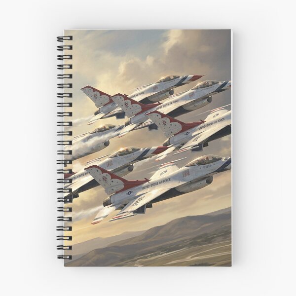 Item preview, USAF Thunderbirds Delta Formation Illustration designed and sold by Airpower Art.