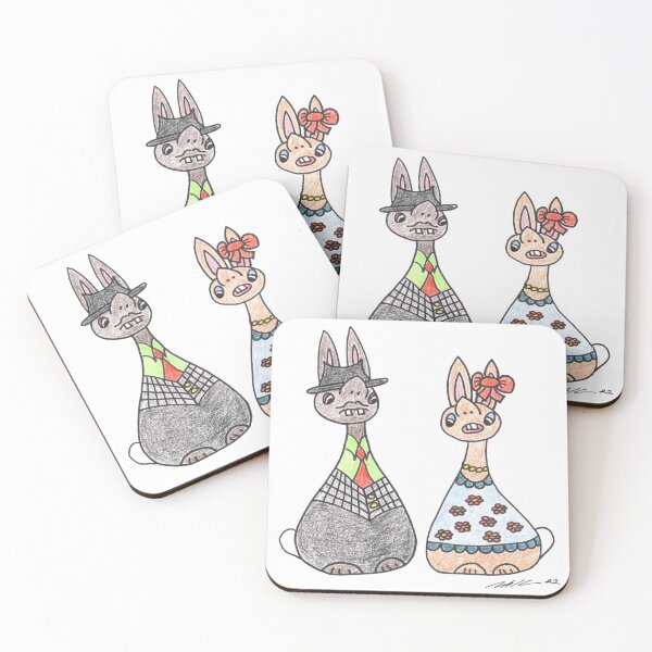 Item preview, Bunny & Clyde, Hasen, Bunnies designed and sold by Anke‘s Bazaar.