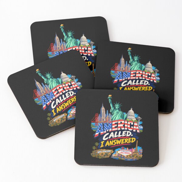 Item preview, America Called I Answered – USA Travel & American Pride T-Shirt Design designed and sold by Fine Art California.