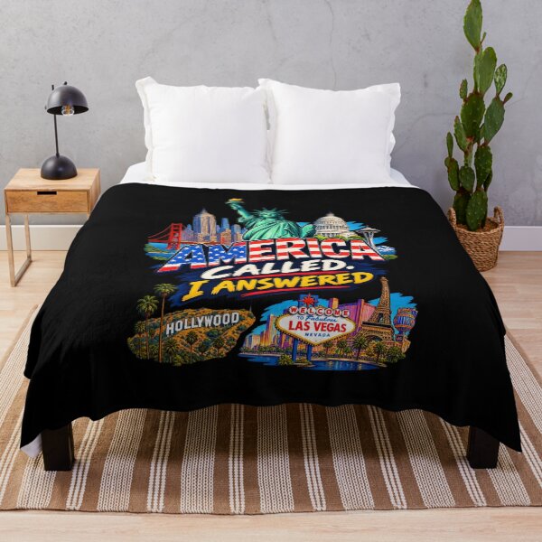 Item preview, America Called I Answered – USA Travel & American Pride T-Shirt Design designed and sold by Fine Art California.