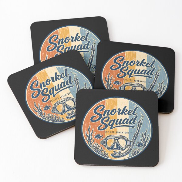 Item preview, Snorkel Squad Vintage Travel Badge Design designed and sold by MOCH- ART.