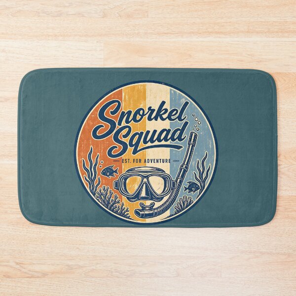 Item preview, Snorkel Squad Vintage Travel Badge Design designed and sold by MOCH- ART.