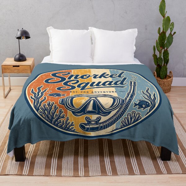 Item preview, Snorkel Squad Vintage Travel Badge Design designed and sold by MOCH- ART.