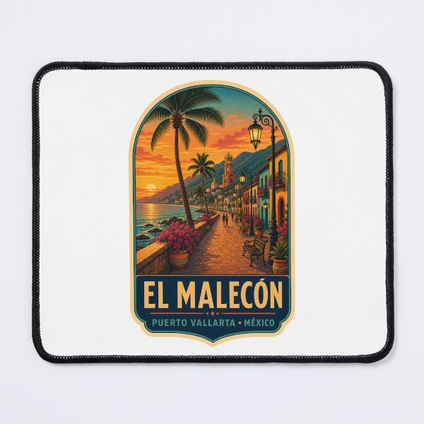 Item preview, Puerto Vallarta El Malecón Sunset designed and sold by BeachWhisper.