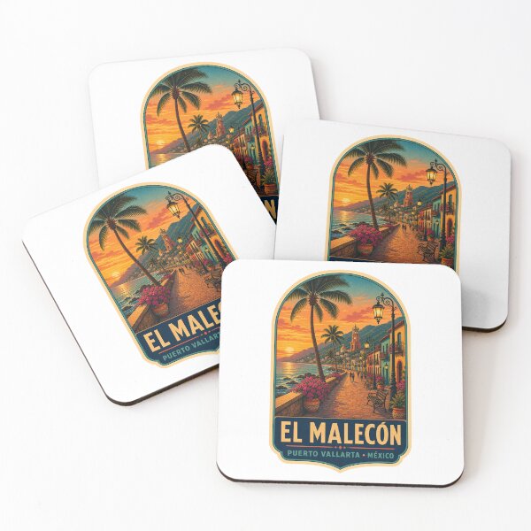 Item preview, Puerto Vallarta El Malecón Sunset designed and sold by BeachWhisper.