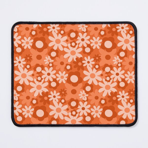 Item preview, Retro Orange Floral Seamless Pattern designed and sold by StefanStudioArt.
