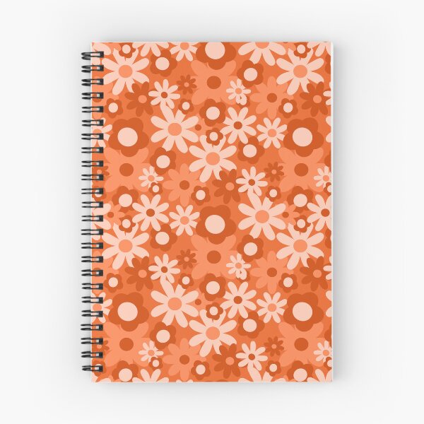 Item preview, Retro Orange Floral Seamless Pattern designed and sold by StefanStudioArt.