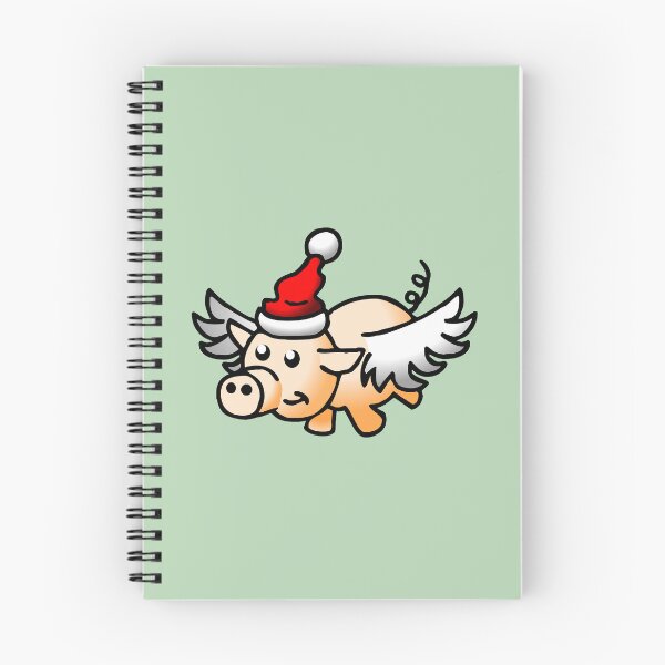 Item preview, El cerdo volador de Navidad designed and sold by Restarter.
