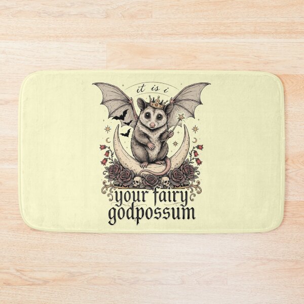 Item preview, It Is I Your Fairy Godpossum Cute Opossum Meme designed and sold by Redgiant87x.