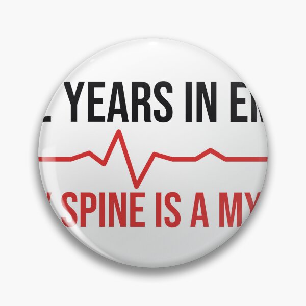 Item preview, My Spine Is A Myth - Funny Paramedic Back Pain EMS Sticker designed and sold by LMSquare.