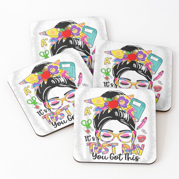 Item preview, It's Test Day You Got This Messy Bun Teacher Testing Exam  designed and sold by Coolshopsea.