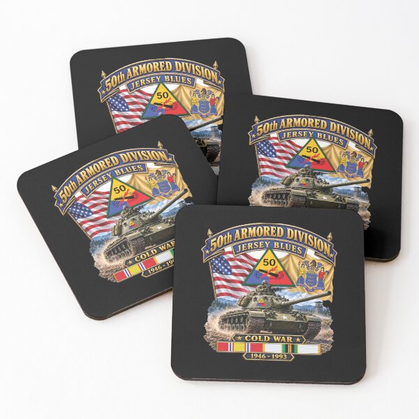 Item preview, 50th Armored Division - Jersey Blues - Cold War - 3D - Enhanced designed and sold by Military Insignia Products.