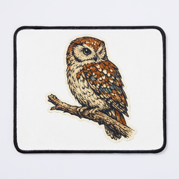 Item preview, Night Owl Hand Drawn Wildlife Birdwatching T-Shirt designed and sold by Naviora.