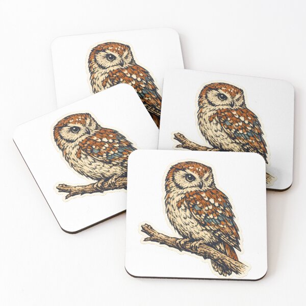 Item preview, Night Owl Hand Drawn Wildlife Birdwatching T-Shirt designed and sold by Naviora.