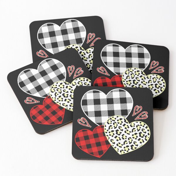 Item preview, Checkered Hearts Love Valentine Cute Pattern Design designed and sold by styleonestaa.