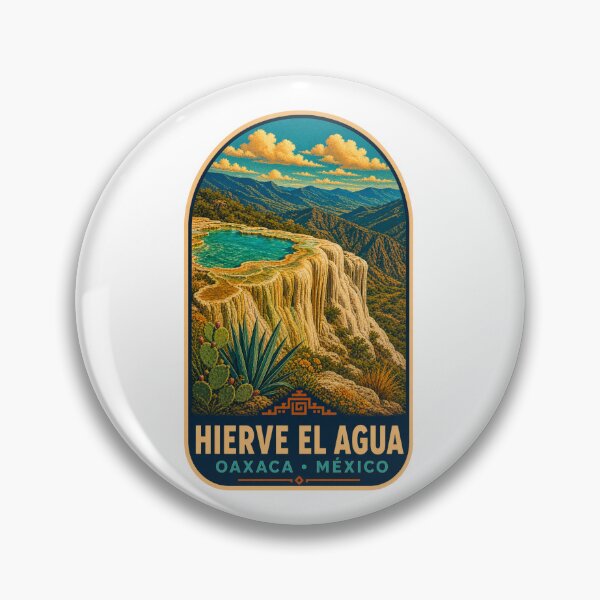 Item preview, Hierve el Agua Oaxaca Mexico designed and sold by BeachWhisper.