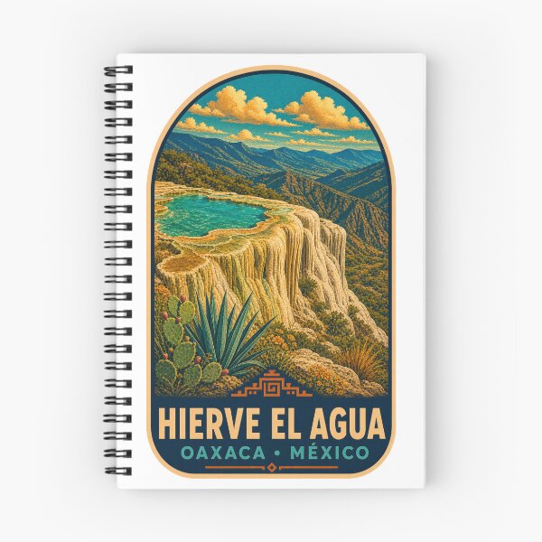 Item preview, Hierve el Agua Oaxaca Mexico designed and sold by BeachWhisper.